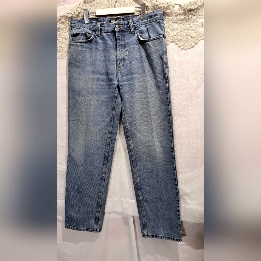 Dakota Denim Blue Straight Jeans - Perfect Work Jeans!